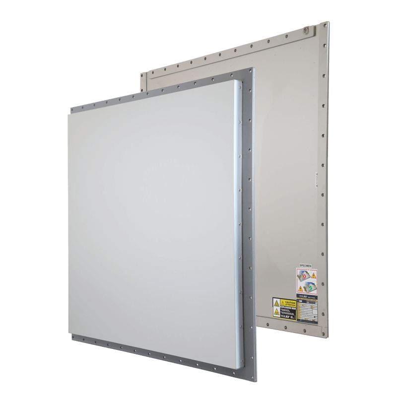 Panel de ventilación de explosión de aluminio ARC-VENT® INS-B para alivio y seguridad de la presión industrial.