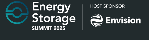 Energy Storage Summit 2025 logotipo con visualización como patrocinador del anfitrión.