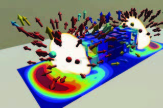 Modélisation CFD de L'Ande de Choc - Analyze Dynamique d'Espplosion Simulación Tridimensionnelle de l'onde de choc générée par une explosion avec propagation vectorielle.